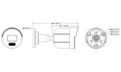 HiLook IP kamera IPC-B149H(C)/ Bullet/ rozlišení 4Mpix/ objektiv 2.8mm/ ColorVu/ krytí IP67/ LED 30m