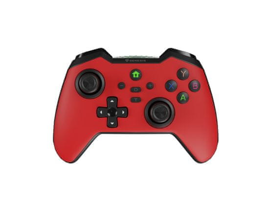 Genesis Bezdrátový gamepad MANGAN 400 pro PC/Switch/Mobil, červený