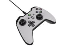 Genesis Drátový gamepad MANGAN 300, pro PC/Switch/Mobil, bílý