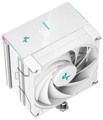 DEEPCOOL chladič AK500S Digital / užší / 120mm fan / 5x heatpipes / PWM / pro Intel i AMD / bílý