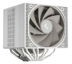 DEEPCOOL chladič CPU Assassin IV / dual tower / 120mm + 140mm fan / 7x tep. trubice / Intel i AMD / bílý
