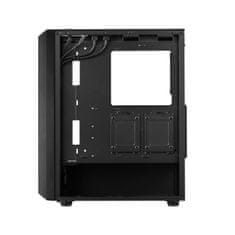 Adata XPG VALOR STORM/4 FAN/Midi Tower/Transpar./Černá