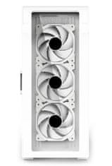 Zalman skříň I3 Neo / middle tower / ATX / 4x120 ARGB fan / 2xUSB 3.0 / 1xUSB 2.0 / skl. přední panel i bočnice / bílá