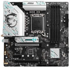 MSI B760M GAMING PLUS WIFI / Intel B760 / LGA1700 / 4x DDR5 / 2x M.2 / HDMI / DP / WiFi / mATX