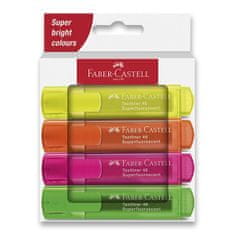 Faber-Castell Zvýrazňovač Faber-Castell Textliner 46 Neon sada 4 ks