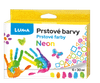 Prstové barvy 30 ml 6 barev neon