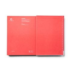 Pantone Zápisník tečkovaný, vel. L - Red 18-1763