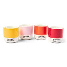 Pantone Macchiato hrnek set 4ks - Yellow, Red, Orange, Light Pink