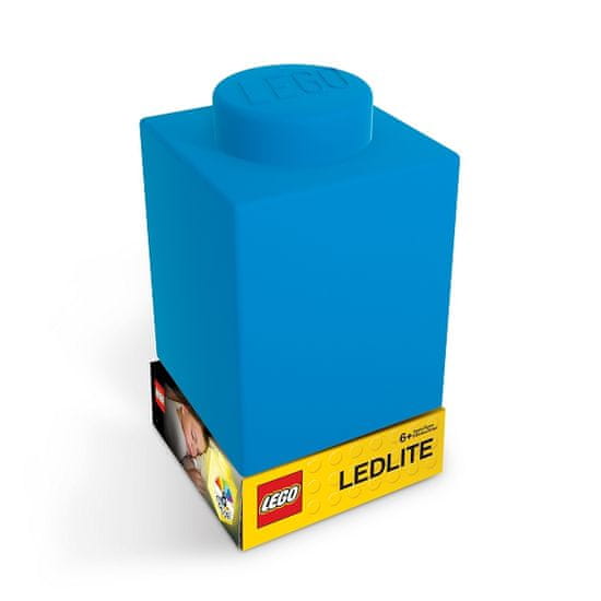 LEGO LED Lite Classic Silikonová kostka noční světlo - modrá