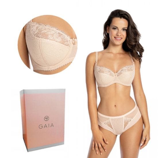 Gaia Podprsenka polovyztužená GAIA Semi-soft Goldie2 899 béžová 65K