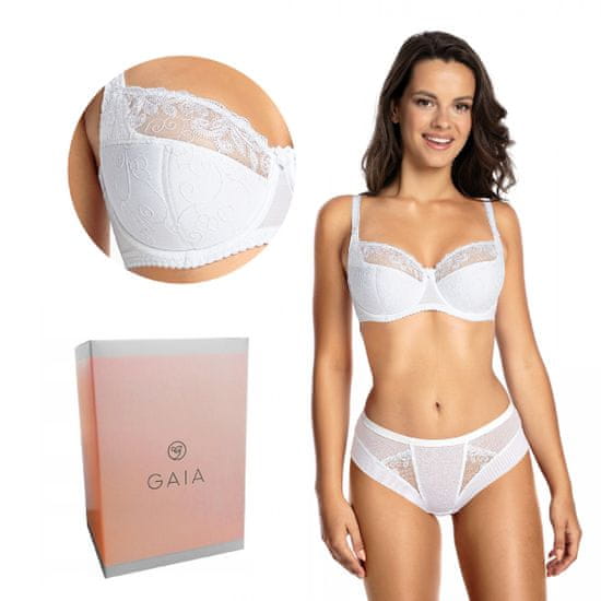 Gaia Podprsenka polovyztužená GAIA Semi-soft Goldie2 899 bílá 65K