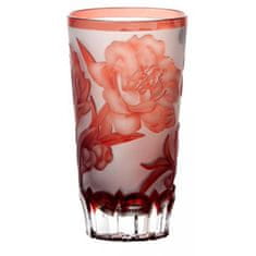 Caesar Crystal Sklenička Sakura, barva rubín, objem 320 ml