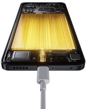 POCO X6 Pro 5G připojení čtečka otisku prstů výkonný telefon AMOLED displej P-OLED odolné sklo Corning Gorilla Glass 5 IP54 voděodolnost prachuvzornost širokoúhlý fotoaparát makro ultraširokoúhlý objektiv Full HD+ rozlišení rychlonabíjení dlouhá výdrž baterie rychlonabíjení nejrychlejší připojení Bluetooth 5.4 NFC platby 8jádrový procesor 4nm procesor MediaTek Dimensity 8300-Ultra připojení úhlopříčka displeje 6,67palců 64 + 8 + 2 Mpx OS Android rychlonabíjení 67W Flow AMOLED displej vysoké rozlišení technologie NFC odemykání obličejem Dolby Atmos duální stereo reproduktory Android s nadstavbou MIUI HyperOS Dolby Vision