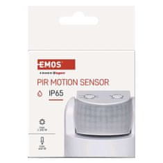 Emos PIR senzor (pohybové čidlo) IP65 1200W, bílý