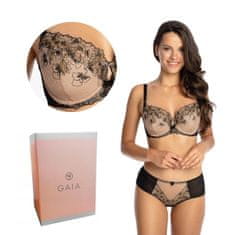 Gaia Podprsenka GAIA Semi-soft Camelia 1085 polovyztužená černá béžová 65K