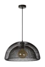 LUCIDE  Závěsné svítidlo MESH Black, průměr 46cm