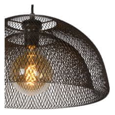 LUCIDE  Závěsné svítidlo MESH Black, průměr 46cm