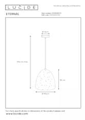 LUCIDE  Závěsné svítidlo ETERNAL průměr 40 cm - 1xE27 - White