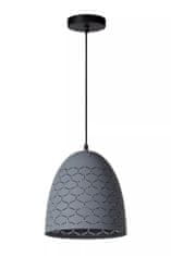 LUCIDE  Závěsné svítidlo GALLA průměr 25 cm - 1xE27 - Grey