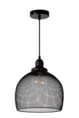 LUCIDE  Závěsné svítidlo MESH průměr 28 cm - 1xE27 - Black