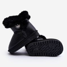 Sněhové boty s fleecovou podšívkou velikost 22