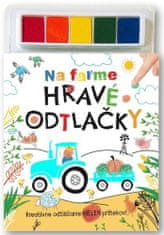 Hravé odtlačky Na farme - Kreatívne odtláčanie nielen prštekov!