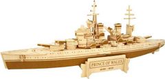 Woodcraft Dřevěné 3D puzzle bitevní loď Prince of Wales