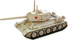 Woodcraft Dřevěné 3D puzzle Tank T-34 P