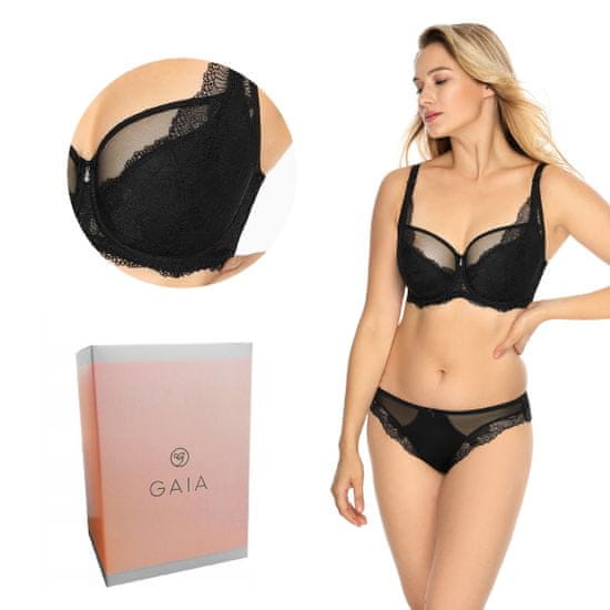 Gaia Podprsenka GAIA Semi-Soft Veronika 931 poloměkká černá 65K