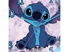 sarcia.eu DISNEY Stitch Modré analogové nástěnné hodiny 25 cm 