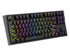 Genesis Thor 404 TKL gaming tipkovnica, RGB LED, črna