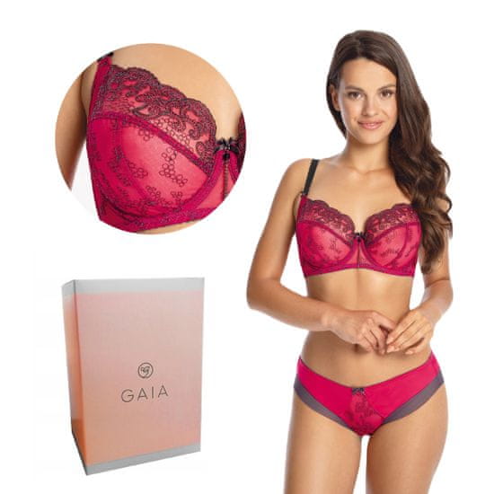 Gaia Podprsenka GAIA Soft Rose 1115 měkká červená 75L