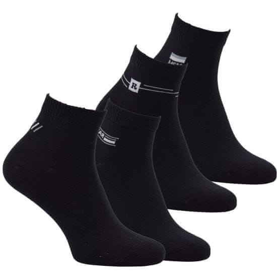 Zdravé Ponožky Zdravé ponožky pánské letní jednobarevné designové černé ponožky 7301024 4pack