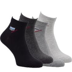 Zdravé ponožky pánské letní jednobarevné ponožky s kotníkovým vzorem 7301324 4pack, 43-46
