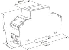 Eastron Eastron SDM230 Modbus elektroměr, jednofázový