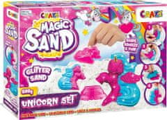 Craze Kinetický písek Magic sand třpytivá sada Jednorožec