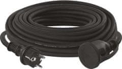 Emos Venkovní prodlužovací kabel 25 m / 1 zásuvka / černý / guma-neopren / 230 V / 2,5 mm2