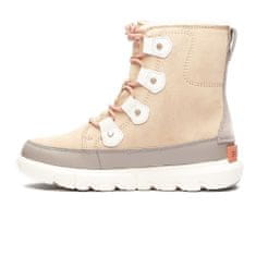 Sorel Boty krémové 40 EU Explorer II Joan Faux Fur WP