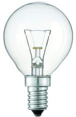 Veneti Klasická žárovka pro průmyslové použití, P45, 40W, 390lm, teplá bílá