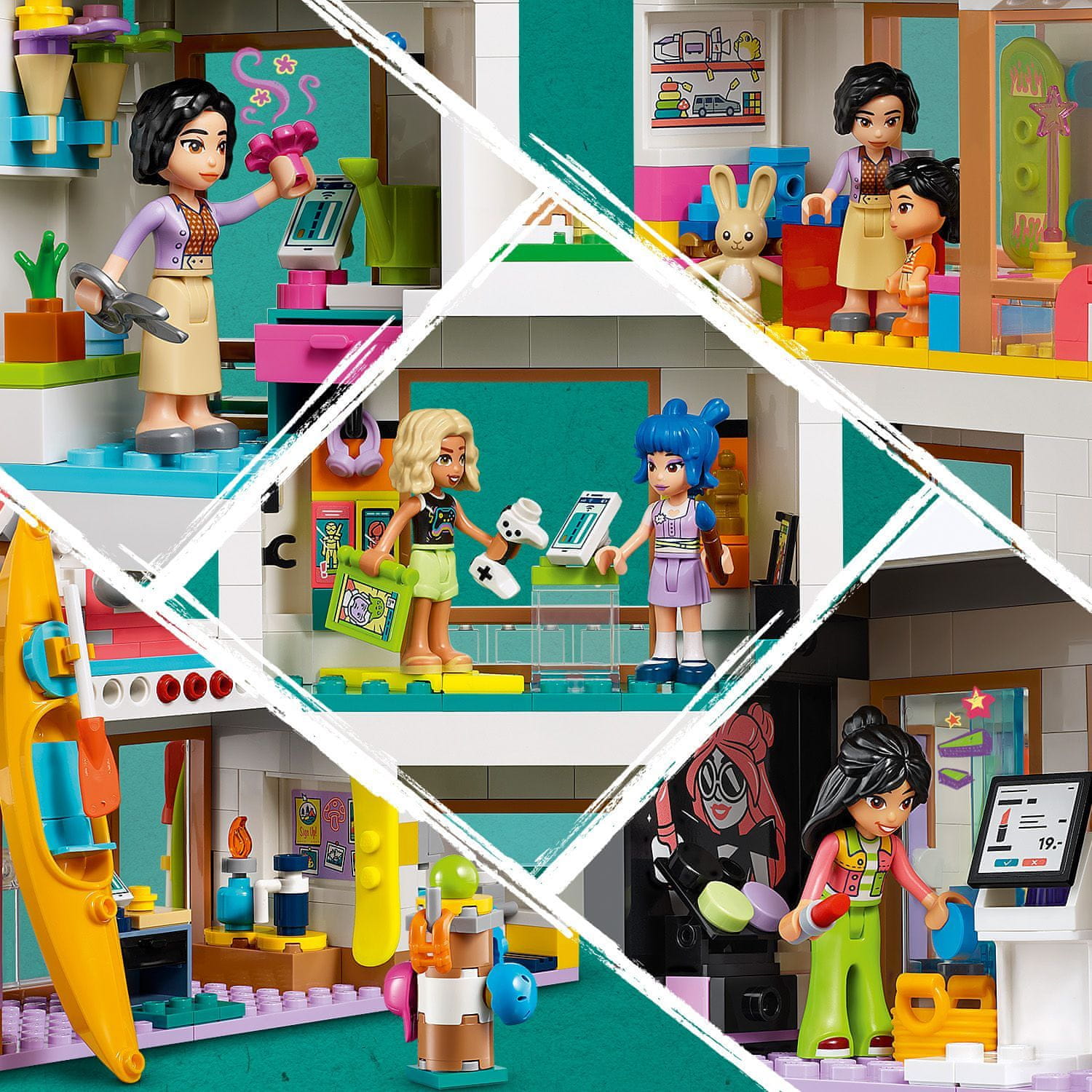 LEGO Friends 42604 Obchodné centrum v mestečku Heartlake