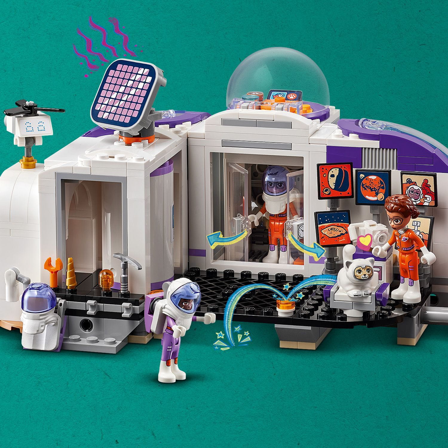 LEGO Friends 42605 Základna na Marsu a raketa