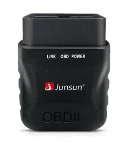 Junsun OBD2 konektor diagnostik ELM327 Bluetooth 4.0 OBD2 V3 Adapter Diagnostický nástroj do auta Scan Tool pro Android a iOS telefony s Bluetooth, OBD 2 diagnostika