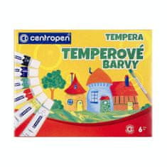 Centropen Temperové barvy sada (6x12ml), výtvarné potřeby