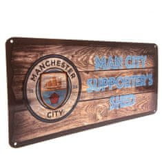 Fan-shop Plechová cedule MANCHESTER CITY Shed