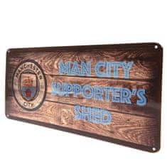 Fan-shop Plechová cedule MANCHESTER CITY Shed