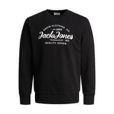 Jack&Jones Pánská mikina JJFOREST Standard Fit 12248002 Black (Velikost L)