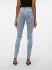 Vero Moda Dámské džíny VMFLASH Skinny Fit 10300174 Light Blue Denim (Velikost M/34)