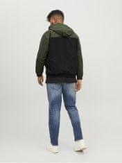 Jack&Jones Plus Pánská bunda JJERUSH 12243517 Forest Night (Velikost 3XL)