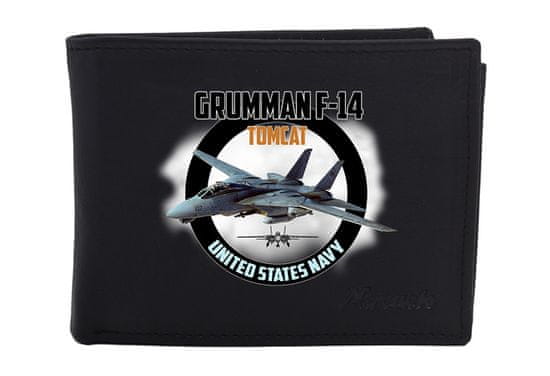 STRIKER Kožená peněženka F-14 tomcat