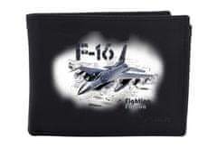 STRIKER Kožená peněženka F-16